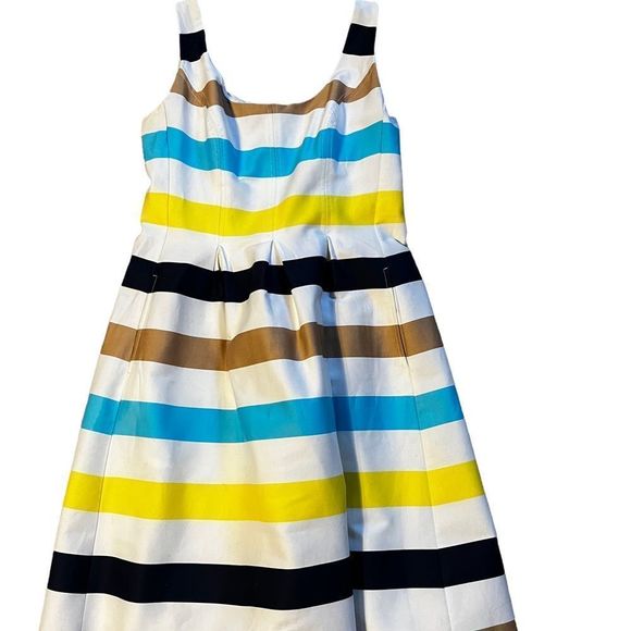 Nine West Dresses & Skirts - Nine W. sleeveless striped A- Line dress Sz 6